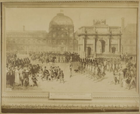 [Un jour de revue sous le Premier Empire, par Bellangé (Versailles)]