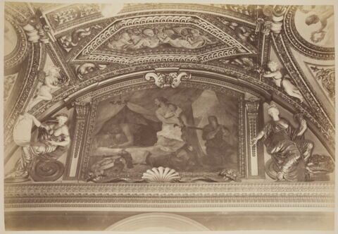 [Plafond des appartements d'été d'Anne d'Autriche (détail) : chambre de Parade], image 1/2