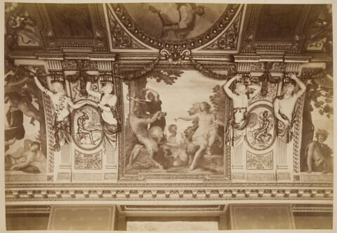 [Plafond des appartements d'été d'Anne d'Autriche (détail) : salle des Saisons], image 1/2