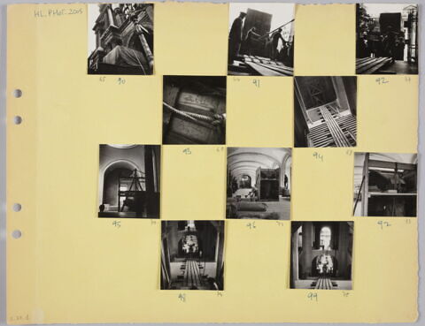 [Le chemin de madriers pour le transport de la Victoire de Samothrace], image 2/2