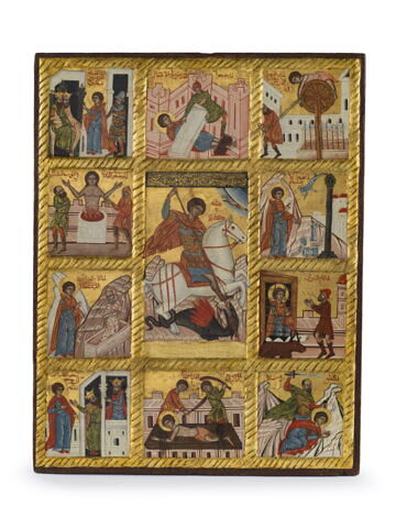 Saint Georges et scènes de sa vie