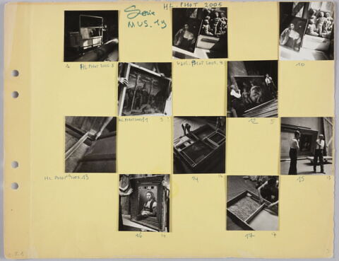 [Remise d'un tableau dans son châssis], image 2/2