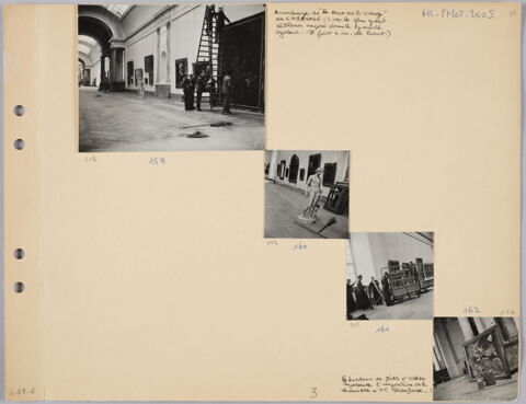 [Installation de la Mort de la Vierge de Caravage dans la Grande Galerie], image 2/2