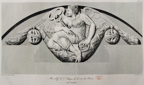 Bas-relief de l'Attique de la Cour du Louvre, côté oriental