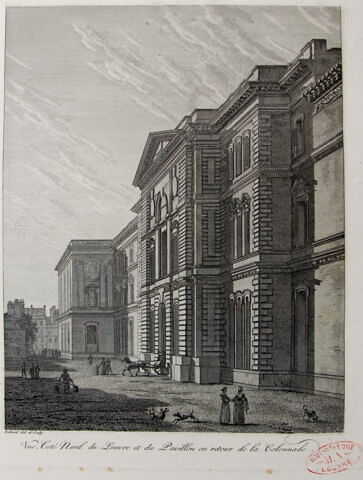Vue côté Nord du Louvre et du pavillon en retour de la Colonnade, image 1/2