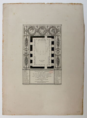 Plan de la Chapelle du Mariage, image 2/2