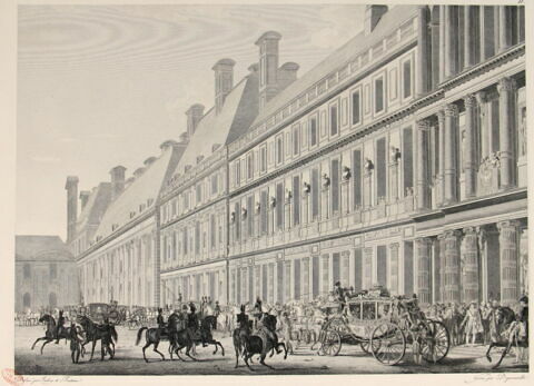 Sortie du palais des Tuileries