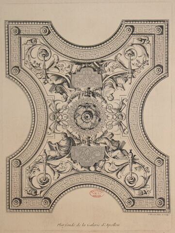 Plat-fonds de la Galerie d'Apollon