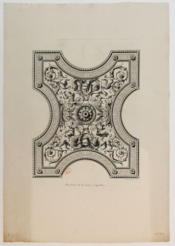 Plat-fonds de la Galerie d'Apollon, image 2/2
