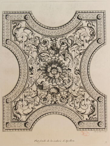 Plat-fonds de la Galerie d'Apollon