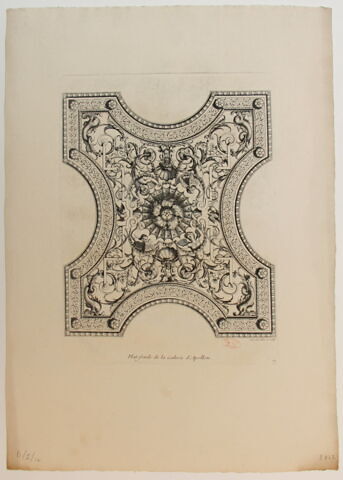 Plat-fonds de la Galerie d'Apollon, image 2/2