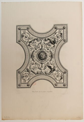 Plat-fonds de la Galerie d'Apollon, image 2/2