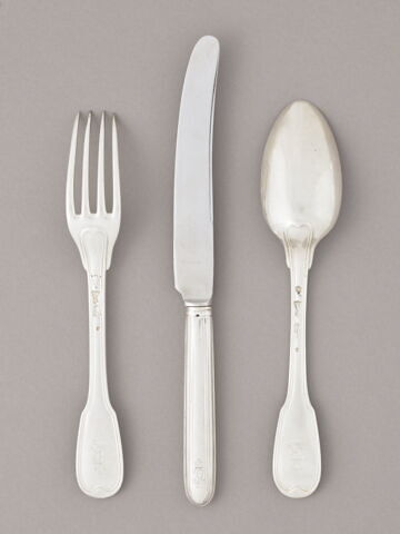 Fourchette d'un ensemble de douze du service de George III d'Angleterre