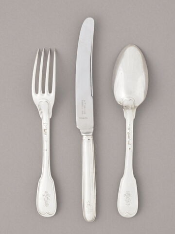 Fourchette d'un ensemble de douze du service de George III d'Angleterre