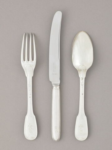 Fourchette d'un ensemble de douze du service de George III d'Angleterre