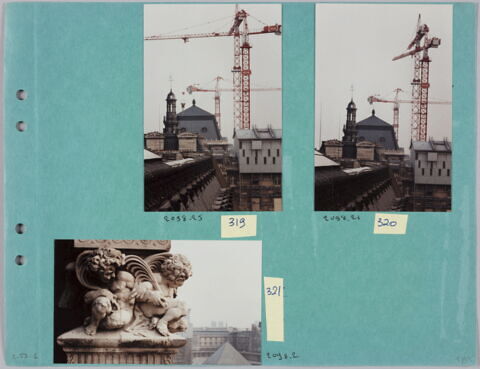 [Aile Richelieu : toits du Louvre et grues], image 2/2