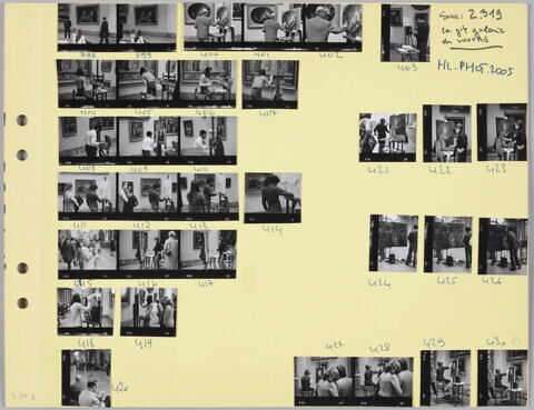 [Artiste copiant une Vierge à l'Enfant de Sandro Botticelli], image 2/2