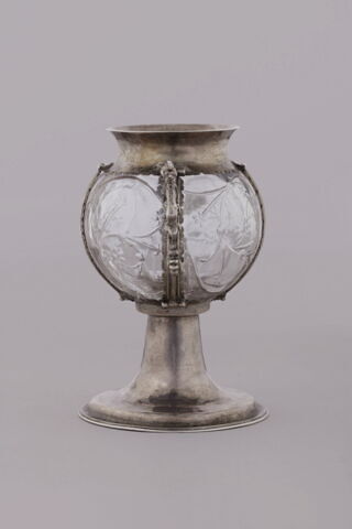 Coupe en cristal de roche, monture en argent, image 3/5