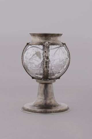 Coupe en cristal de roche, monture en argent, image 5/5
