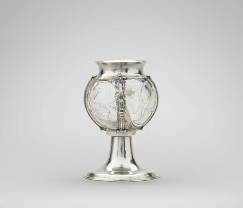 Coupe en cristal de roche, monture en argent, image 2/12