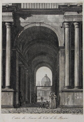 Entrée du Louvre du Côté de la Rivière, image 1/2