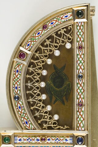 Triptyque offert par l'aristocratie saint-pétersbourgeoise à Nicolas II et Alexandra pour la naissance de la Grande-Duchesse Olga Nikolaïevna Romanova, image 6/13