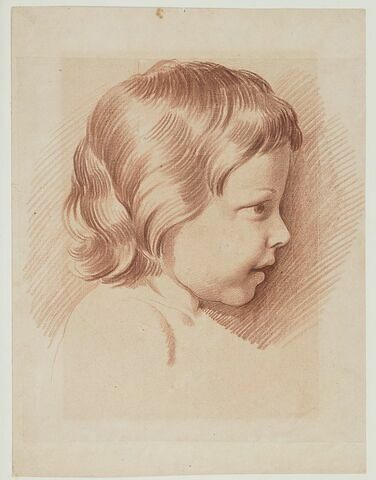 Tête d'enfant de profil, image 1/2