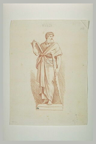 Saint Simon, debout tenant un livre et une scie, image 2/2