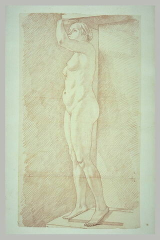 Femme nue, debout, tournée à gauche, image 2/2