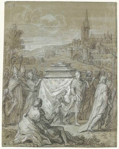 Philippe III le Hardi portant à Saint-Denis le corps de saint Louis