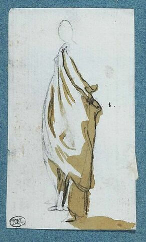 Une figure, debout, tournée vers la gauche, image 1/2