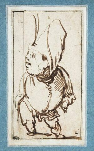 Une figure grotesque debout, regardant vers la gauche, image 3/3