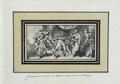 Querelle entre le comte de Valois et Enguerrand de Marigny