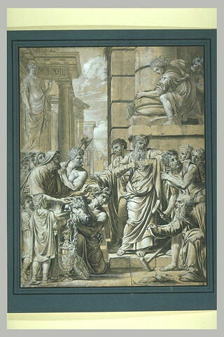 Saint Paul et saint Barnabé refusant de se laisser adorer à Lystre, image 2/2