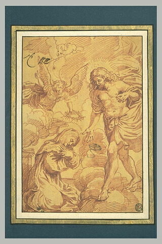 Apparition de Jésus- Christ à sainte Catherine de Sienne, image 1/1