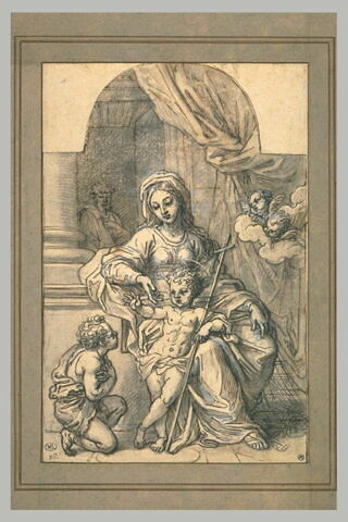 La Sainte Famille avec le petit saint Jean, image 2/2