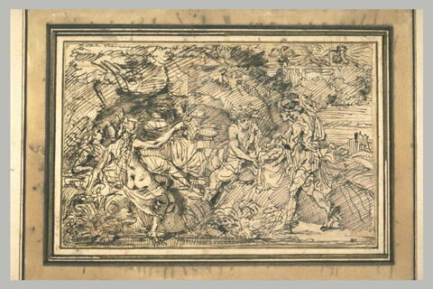 Mercure confiant Bacchus aux soins des nymphes, image 1/1