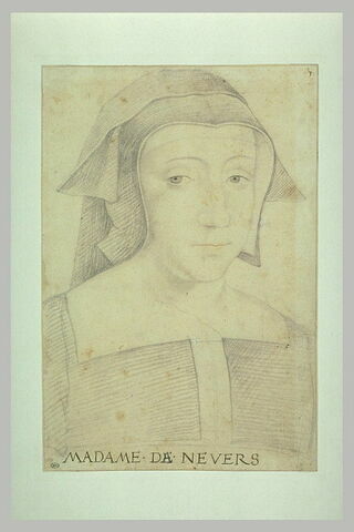 Portrait de Marie d'Albret, comtesse de Nevers