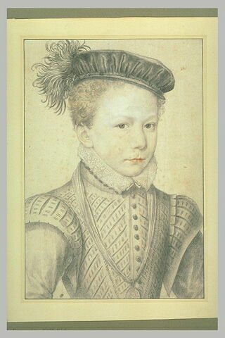 L'un des fils d'Henri II à l'âge de dix ans environ