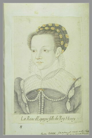 Portrait d'Elisabeth de France, reine d'Espagne