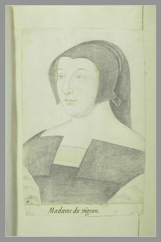 Portrait de Louise de Polignac, épouse de François du Fou, seigneur de Vigean