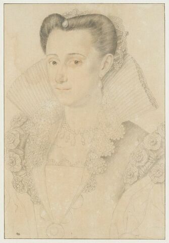 Portrait d'une femme de l'époque de Charles IX