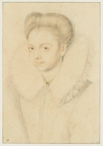 Portrait d'une femme de l'époque d'Henri III, image 1/2