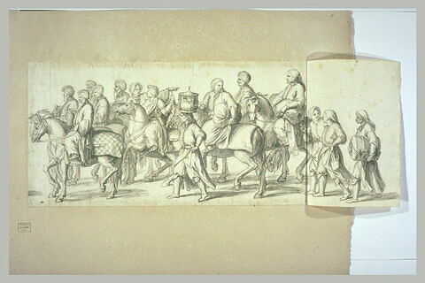 Figures et cavaliers de la suite du sultan, image 1/1
