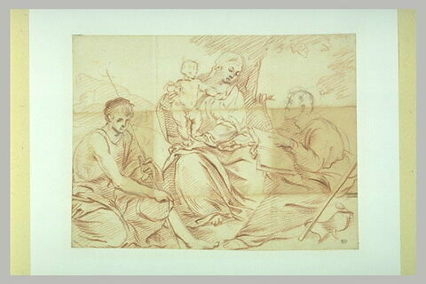 Le Repos de la Sainte Famille, avec saint Jean-Baptiste