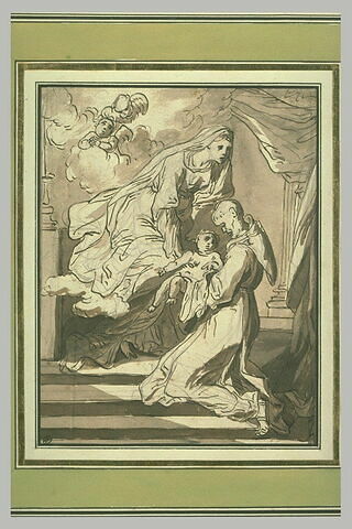 La Vierge confiant l'Enfant Jésus à saint François
