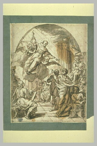 Apparition de St Antoine de Padoue devant le tribunal où son père est accusé, image 1/1