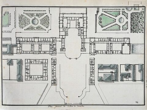 Plan général du château de Versailles