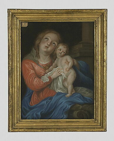 La Vierge et l'Enfant Jésus d'après Anton Van Dyck., image 2/6