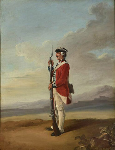 Costume militaire sous Louis XV. 'Apprêtez vos armes', image 1/1